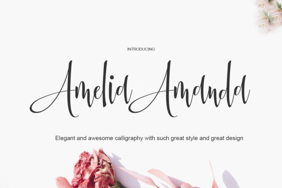 Amelia Amanda Font for Elegant Branding