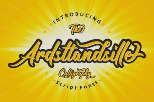 Ardsttandsille Font: Bold & Glamorous