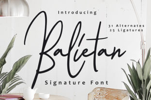 Balietan: A Stylish Script Font