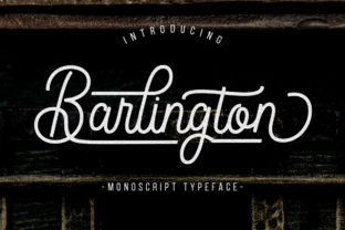 Barlington: A Classy Script Font