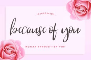 Because of You Font