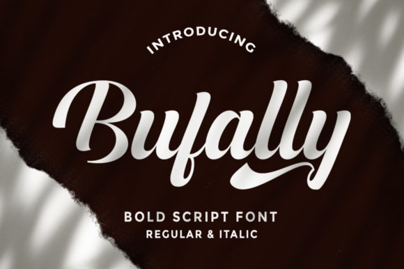 Bufally: A Vintage Script Font for Business