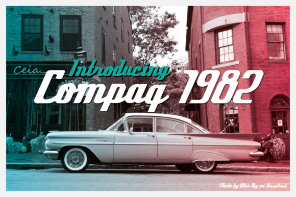Compaq 1980 Font Review