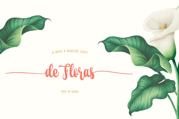 De Floras Font: Elegant Script for Creative Campaigns