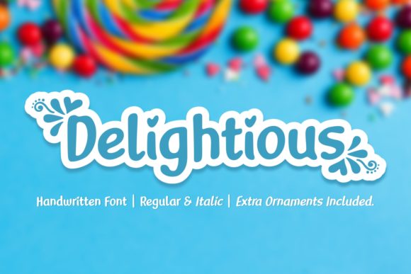 Delightious Font for Web Design