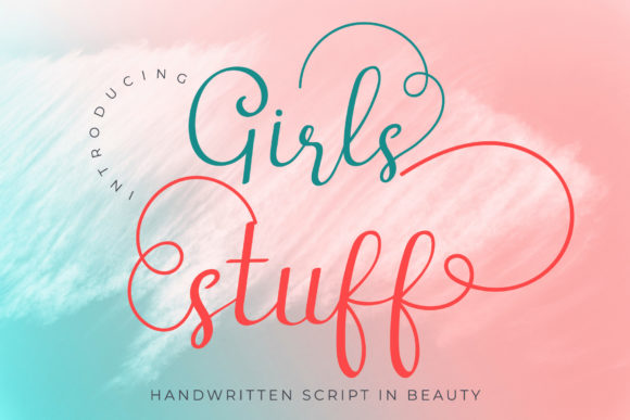 Girls Stuff Font for Creative Projects