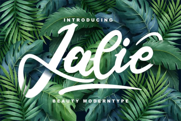 Jalie: A Script Font for Creative Projects