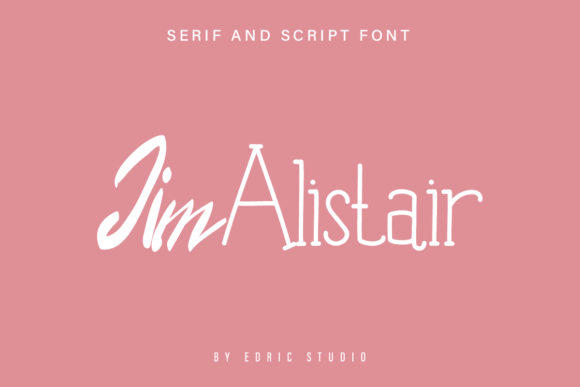 Jim Alistair Font for Creative Projects