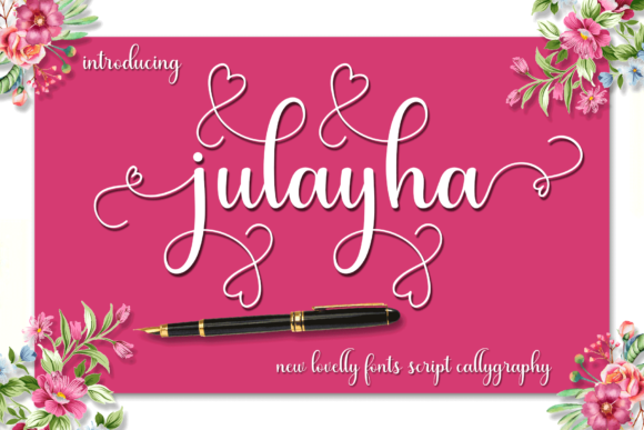 Julayha: A Soft Hand-Lettered Script