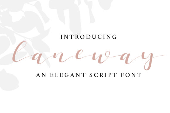 Laneway: A Beautiful Script Font for Business