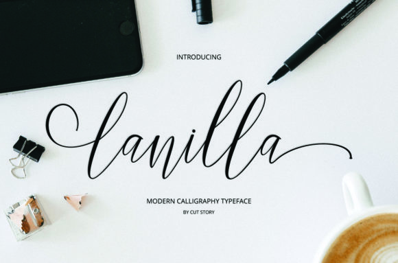 Lanilla: A Fresh Script Font for Creative Makers