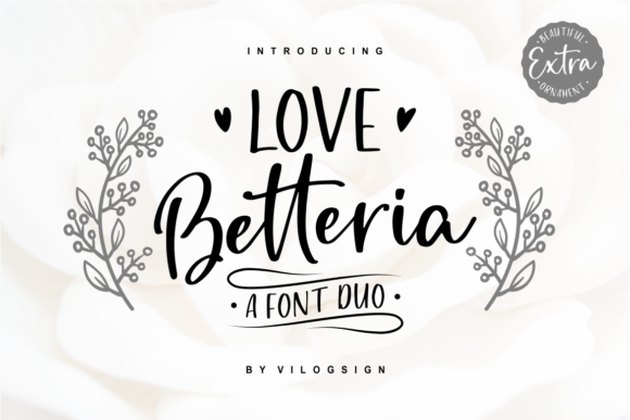 Love Betteria Font for Elegant Design