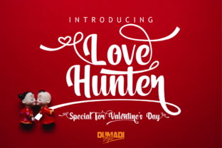 Love Hunter Font for Web Design