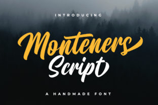 Monteners Font for Elegant Design