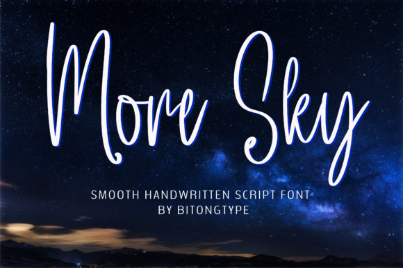More Sky Font for Business
