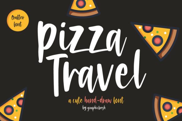 Pizza Travel Font for Creative Campaigns