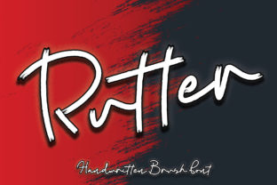 Rutter: A Script Handwritten Font for Creative Projects