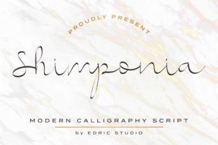 Shimponia: A Script Font for Elegant Branding