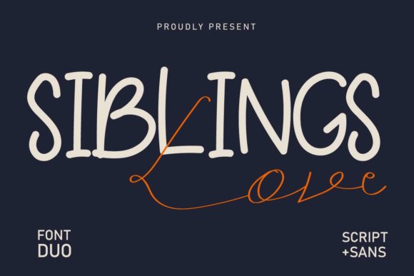 Siblings Love Font for Creative Makers