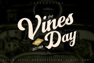 Vinesday Font for Creative Brands